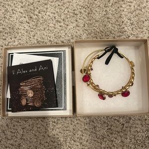 New in Box Alex and Ani 3 Bracelets Set